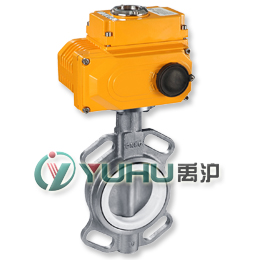D971F電動四氟密封蝶閥(對夾式) D971F電動四氟密封蝶閥(對夾式)
