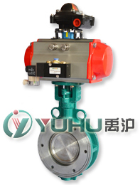 D973H氣動硬密封對夾蝶閥 D973H氣動硬密封對夾蝶閥