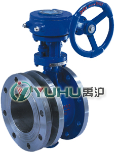 SD341X手動伸縮蝶閥 三偏心結構