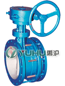 SD343H手動伸縮蝶閥 中線結構