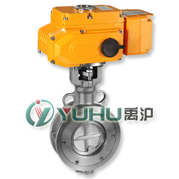 電動調節蝶閥（整體對夾連接）