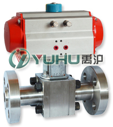 Q641N法蘭式氣動高壓球閥 Q641N法蘭式氣動高壓球閥